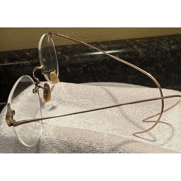 Vintage American Optical AO 1/10 12k GF Cable Temple 30 -40’s K bridge Bi-Focals - Picture 2 of 10